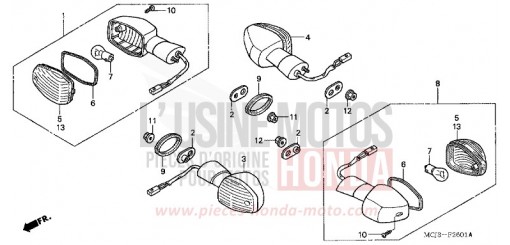 WINKER (2) CBR900RR2 de 2002
